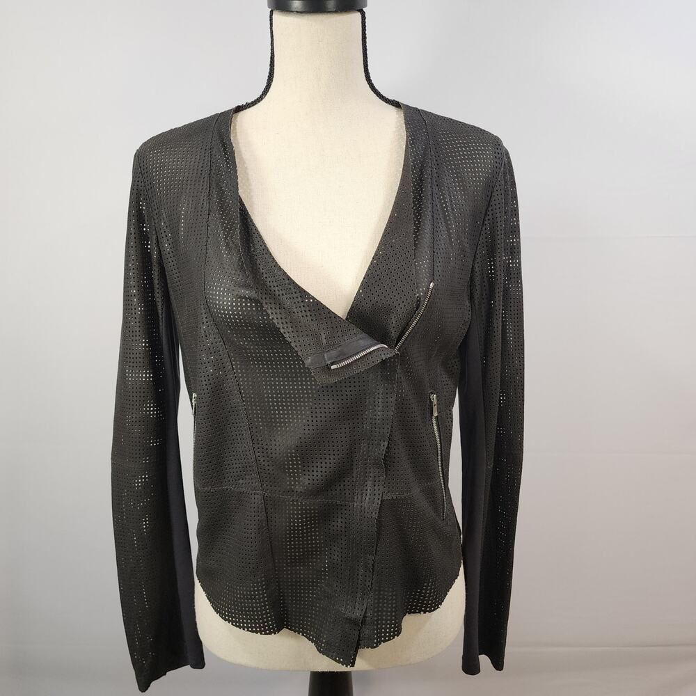 Rawtus (Raw+) Femme Japanese Motorcycle Jacket Goatskin Mesh Size S